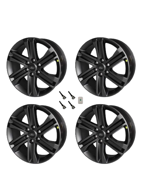 2015-2022 Ford F150 OEM M-1007K-S2085F15 20 x 8.5 Matte Black Wheels & TPMS Kit