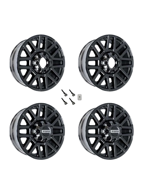 2005-2022 Ford Super Duty F250 F350 OEM 20" x 8"  Black Wheels w/ TPMS Kit