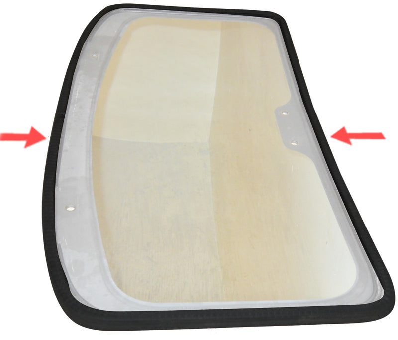 1979-1993 Mustang Sunroof Rubber Weatherstrip Seal Kit 2pc