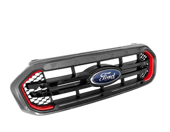 2019-2023 Ranger Genuine Ford OEM Tremor Front Grille Black & Red w/ Ford Emblem