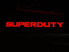 1999-2016 Ford Superduty Black Billet Door Sill Plates w/ Red Illuminated Lights
