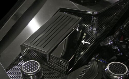 2011-2014 Mustang GT Perforated Polished Stainless Steel BCM Cover