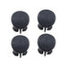 1987-1993 Mustang Door Armrest Pad Plugs Black - Set of Four (LH & RH)