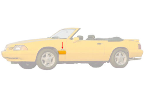 1987-93 Mustang LX Rear of Fender / Front Wheel Body Molding - Driver Left Side