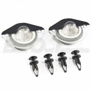 1994-2004 Mustang & Cobra Rear License Plate Light Lenses Covers w Retainer Pins