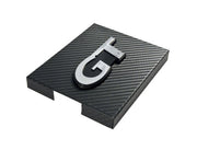 1998-2004 Mustang Carbon Fiber Stainless Engine Fuse Box Cover w/ GT Emblem
