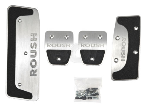 2015-2023 Mustang Roush Manual Aluminum Clutch Brake Gas Dead Foot Pedal Kit