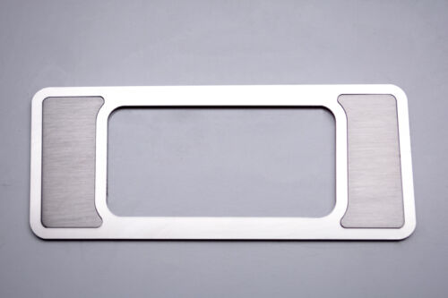 2010-2014 Ford Raptor Interior Dim Switch Trim Plate Brushed Stainless Steel