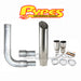 Ford 6.7 Powerstroke Super Duty Diesel 7" Miter Cut PYPES Stack Kit Stainless