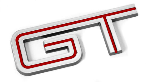 2005-2010 Mustang GT Chrome & Red Fender Trunk Lid Emblem