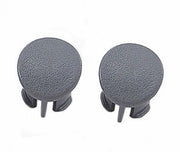 1987-1993 Mustang Door Armrest Pad Plugs RH Passengers Side Grey Gray - Pair