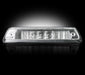 2009-14 Dodge Ram 1500 2500 3500 Rear Third Brake Light - Clear with LED Bulbs