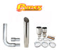 7" Miter Cut Stack Exhaust Chevy 2500 3500 HD Diesel Stainless Steel Pypes Kit