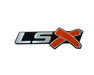 Chevrolet Camaro Corvette LSX Chrome & Silver Embossed Stick On Emblem