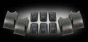 2003-09 Hummer H2 Smoked Cab Roof Lights Lenses - Set of 10 w/ Amber Bulbs