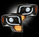 2013-2014 Ford F150 F-150 & Raptor RECON Smoked ULTRA Projector LED Headlights