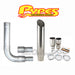 Ford 6.4L Super Duty Power Stroke Diesel 6" Miter Cut Stainless Pypes Stack Kit