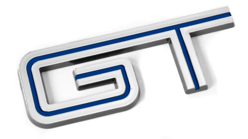 2005-2010 Mustang GT Chrome & BLUE Fender Trunk Lid Emblem