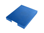 1998-2004 Mustang Blue Carbon Fiber Stainless Steel Engine Fuse Box Cover