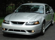 1994-2004 Mustang Cobra SVT Snake Chrome & Black Grill Grille Emblem w/ Bracket