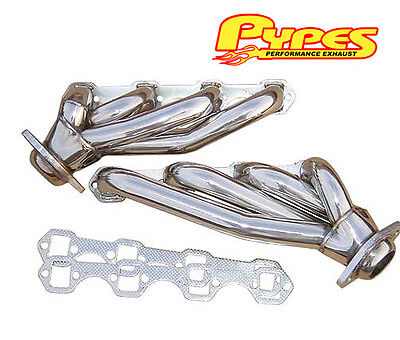 1986-1993 Mustang 5.0 PYPES Polished T304 Stainless Steel Shorty Headers