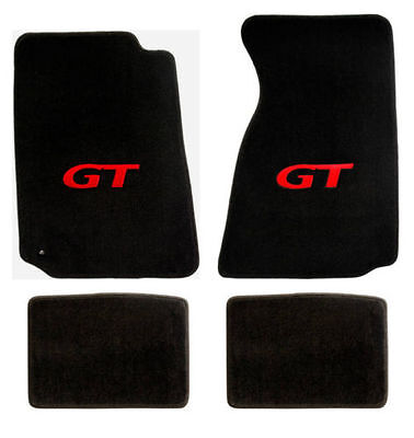 2019-2021 Kia Optima 4PC Front & Rear Floor Mat BLACK Carpet D5F14