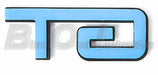 2005-2010 Mustang GT Chrome & BLUE Fender Trunk Lid Emblem