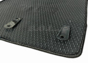 2013-14 Shelby GT500 4pc Black Floor Mats w Cobra & GT 500 Logo Embroidery