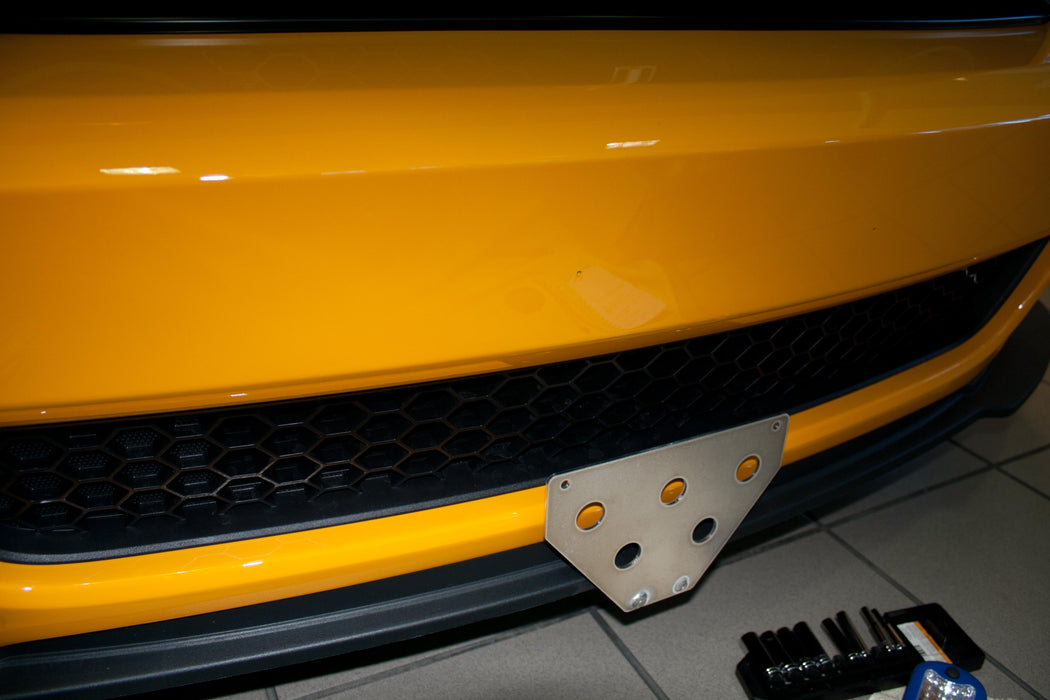 2013 Ford Mustang Boss 302 5.0 Take Off Removable Front License Plate Bracket