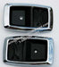 1979-1993 Ford Mustang Chrome Inside Interior Door Handle Pull Trim Bezels Pair