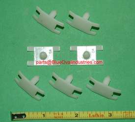 1979-1986 Ford Mustang Exterior Outside Door Belt Molding Plastic Retainers
