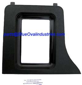 1987-1993 Mustang Automatic Transmission Black Center Console Shift Trim Bezel