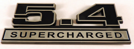 1979-2014 Ford Mustang Shelby GT500 Black & Chrome 5.4 Supercharged Emblem