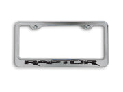 2010-2014 Ford F-150 Raptor Chrome Brushed Stainless Steel License Plate Frame