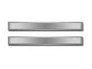 1968-1977 Chevy C3 Corvette Doorsills Polished & Brushed Stainless Steel 2 Piece