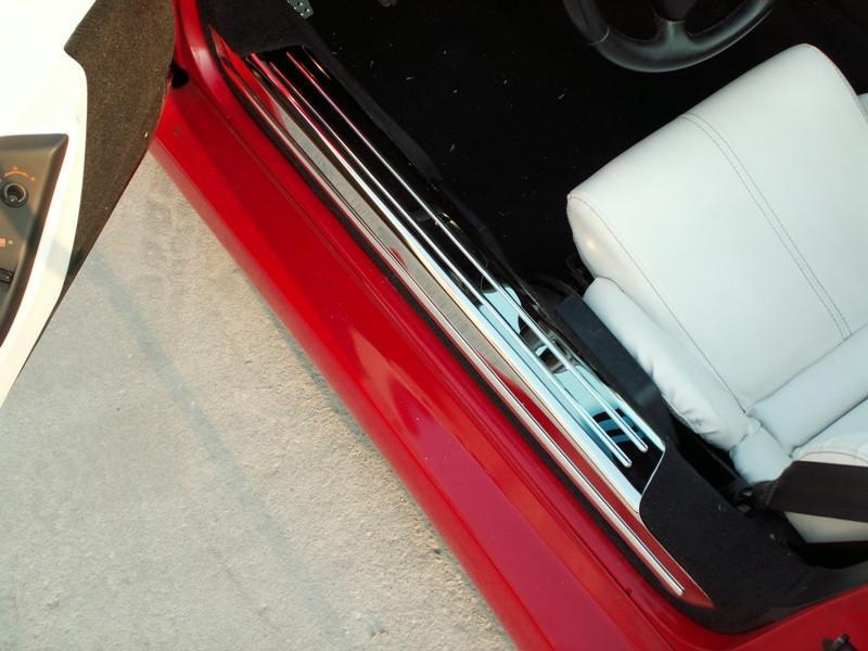 1988-1996 Chevy C4 Corvette Polished Doorsills Stainless Steel 2 Piece Kit