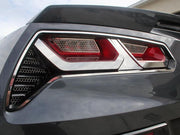 2014-2019 Chevy C7 Corvette Tail Light Trim 8 Pc Kit Polished Stainless Steel 