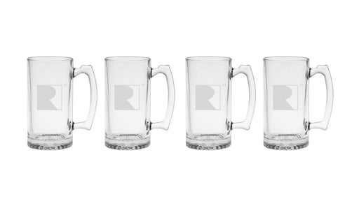 Ford Mustang F150 Roush Heavy Large Drinking Beer Glasses Mugs 25oz Set of Four