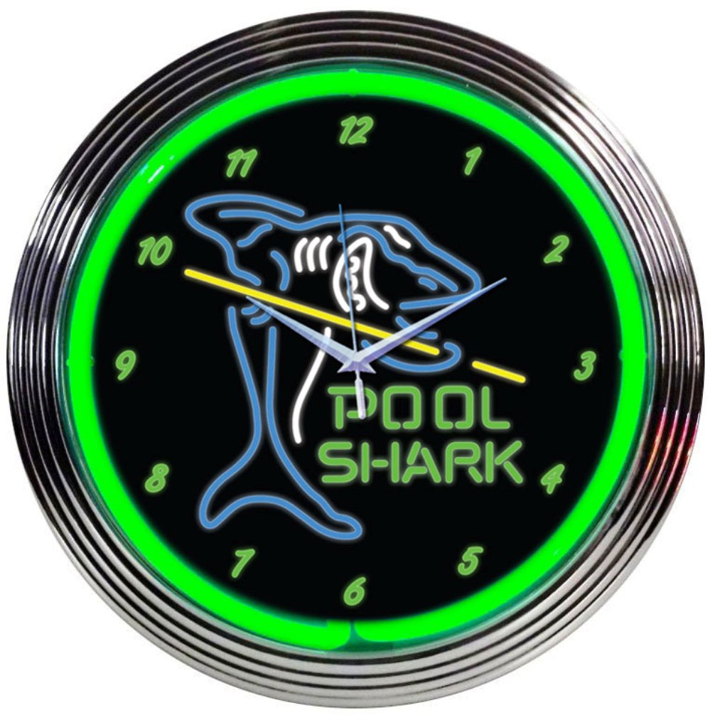 Neonetics Pool Shark Neon Clock - Thumbnail 4