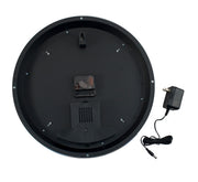 Neon Lighted Clock Black w/ Red Illumination for Dodge Challenger Hellcat SRT