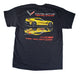 2015 2016 2017 Corvette Racing C7R Z06 Where Track Meets Street Black Shirt LG