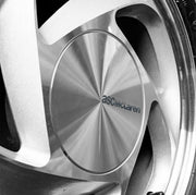 1989-1990 ASC McLaren Mustang OEM Silver Wheels & Tires w/ Center Caps Set of 4