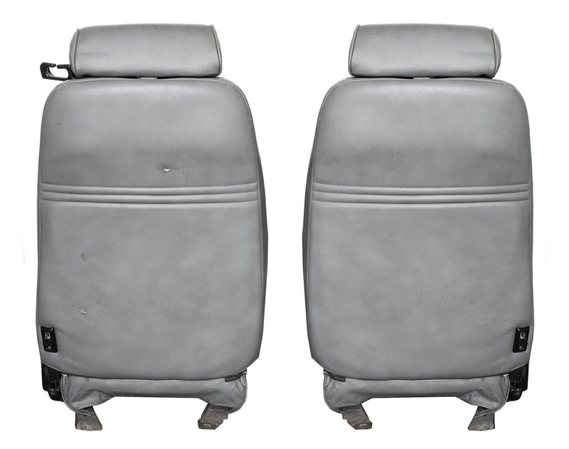 1987-1990 ASC McLaren Mustang OEM NOS Complete Seats Two Tone Gray Upholstery
