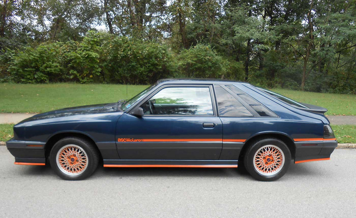 19841986 ASC McLaren Mercury Capri Factory OEM NOS Orange Mesh Wheel