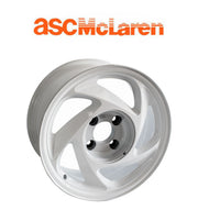 1989-1990 ASC McLaren NOS Mustang OEM White 15" x 7" RH Passenger Side Wheel