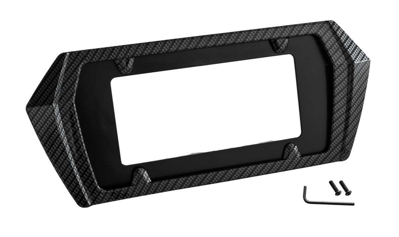 2020-2026 Corvette C8 Rear License Plate Frame Bezel Hydro Carbon Fiber Finish