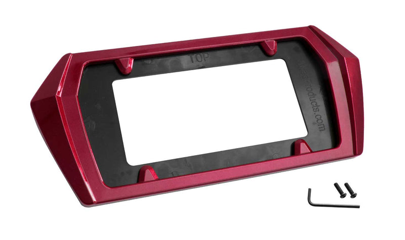 2020-2023 Corvette C8 Painted Rear License Plate Frame Bezel G1E Long Beach Red