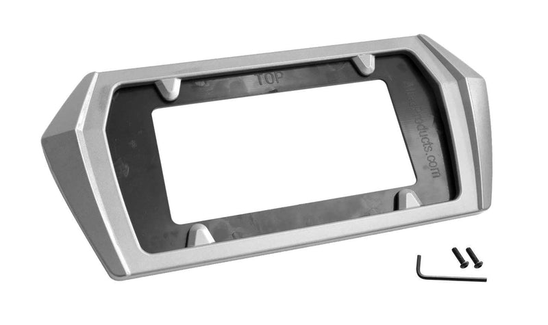 2020-2023 Corvette C8 Painted Rear License Plate Frame Bezel GA7 Hypersonic Gray