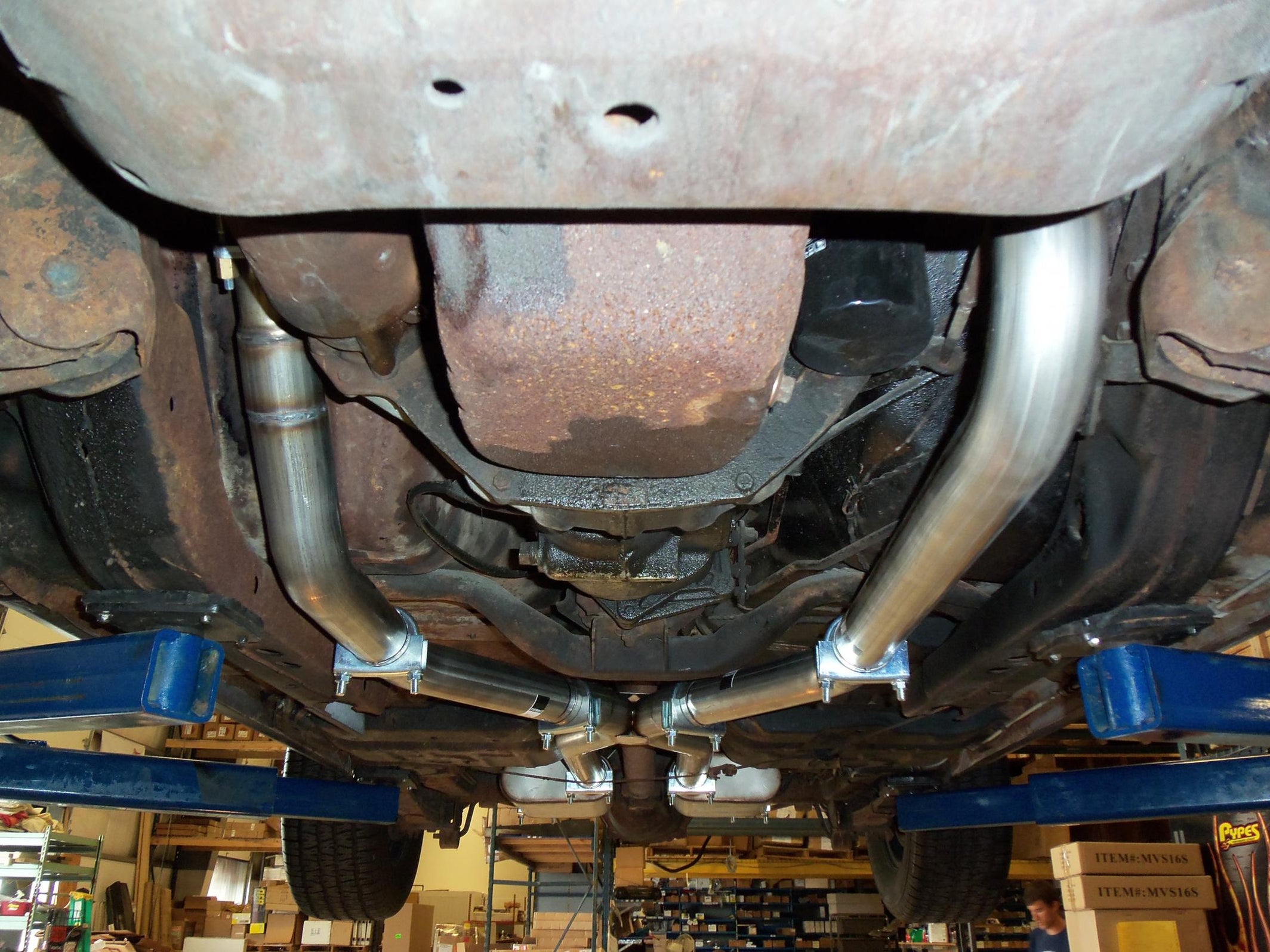 19641974 Chevy Small Block 2.5 Inch Manifold Downpipes 3 Bolt 409