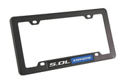 2011-2023 Ford Mustang GT 5.0 Coyote Blue Emblem w/ Black License Plate Frame